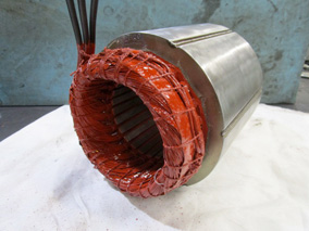 高周波モーター巻替整備